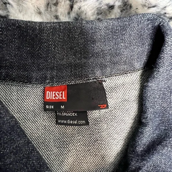 Diesel Classic Denim Jean Jacket M - Picture 9 of 10